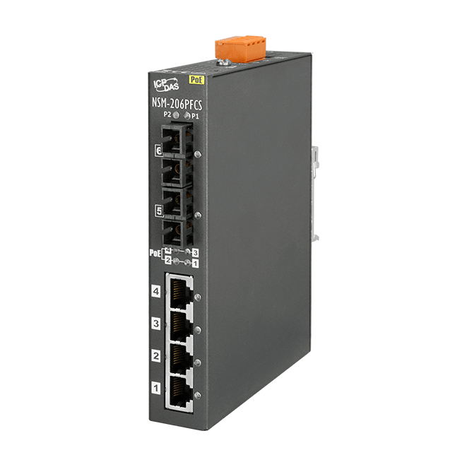 NSM-206PFCS-Ethernet-Switch buy online at ICPDAS-EUROPE