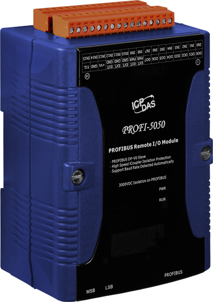 PROFI-5050CR-PROFIBUS-IO-Module buy online at ICPDAS-EUROPE