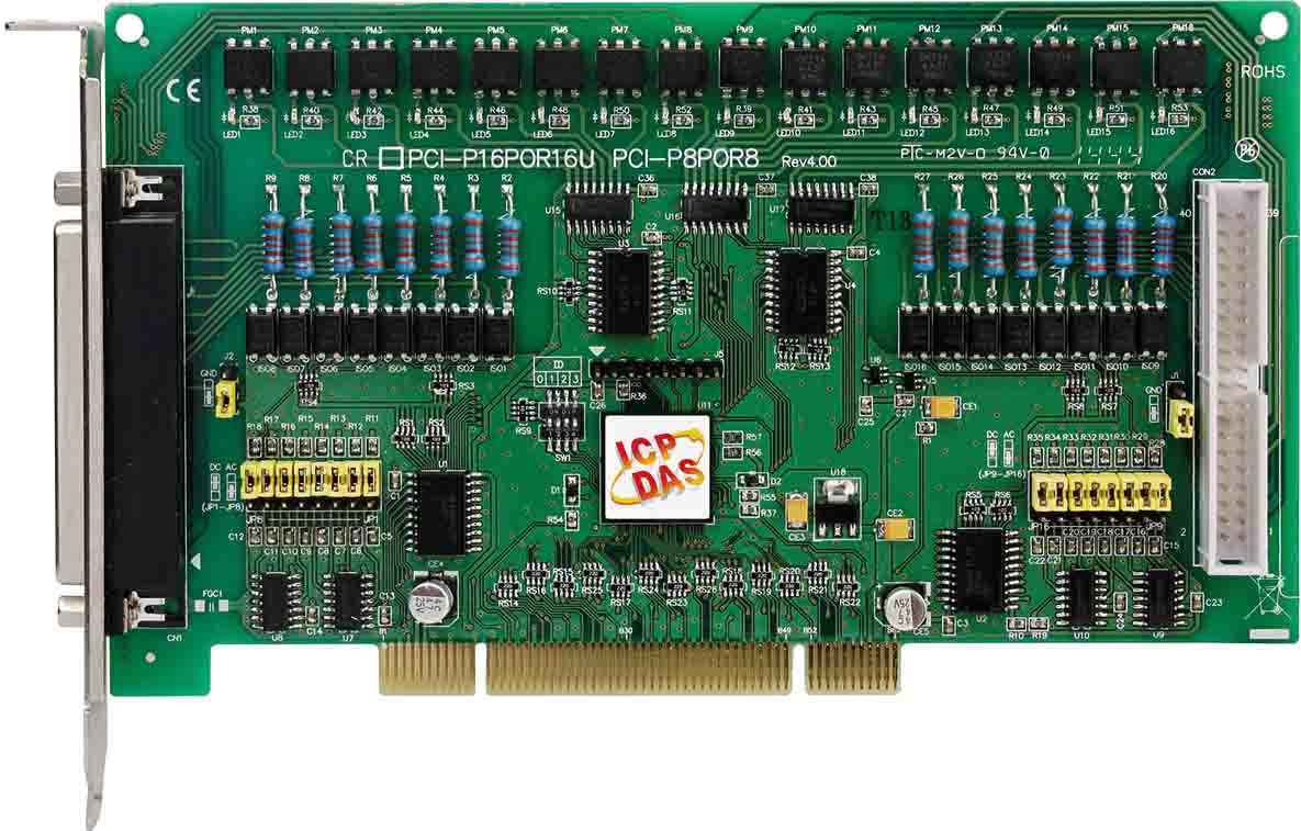 PCI-P16POR16UCR-Digital-PCI-Board buy online at ICPDAS-EUROPE