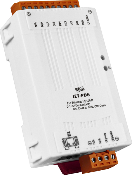 tET-PD6CR-ModbusTCP-IO-Module buy online at ICPDAS-EUROPE