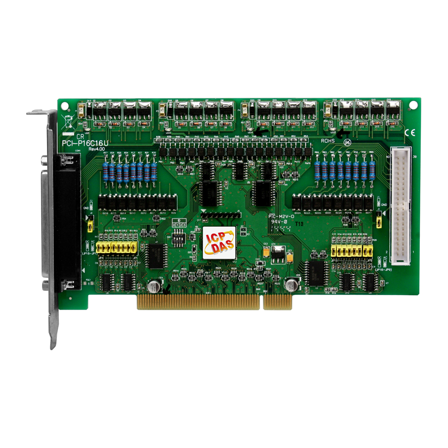 PCI-P16C16UCR-Digital-PCI-Board buy online at ICPDAS-EUROPE