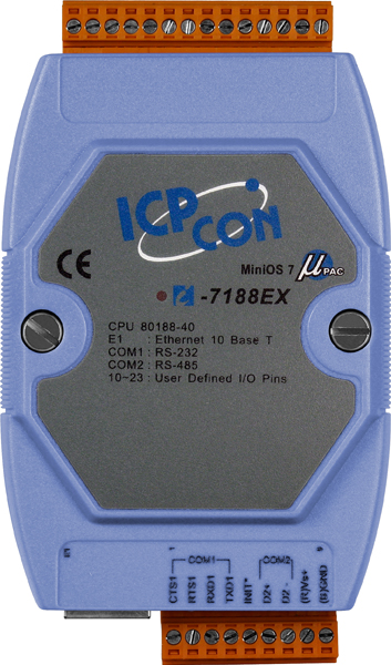 I-7188EX-512CR-MiniOS-Automation-Controller buy online at ICPDAS-EUROPE