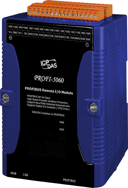 PROFI-5060CR-PROFIBUS-IO-Module buy online at ICPDAS-EUROPE