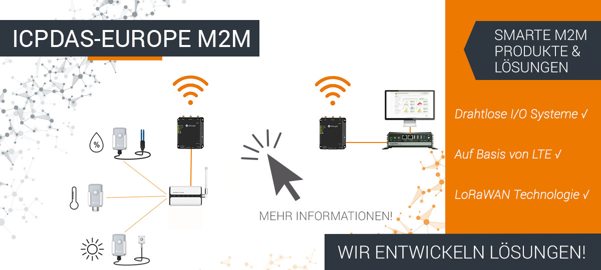 Smarte M2M Produkte & Lösungen von ICPDAS-EUROPE