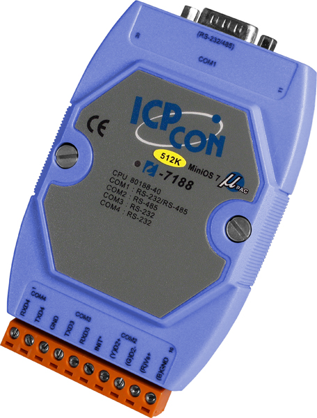 I-7188-512CR-MiniOS-Automation-Controller buy online at ICPDAS-EUROPE