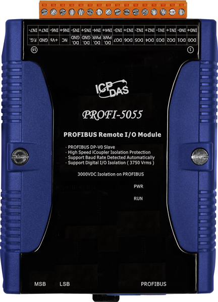 PROFI-5055CR-PROFIBUS-IO-Module buy online at ICPDAS-EUROPE