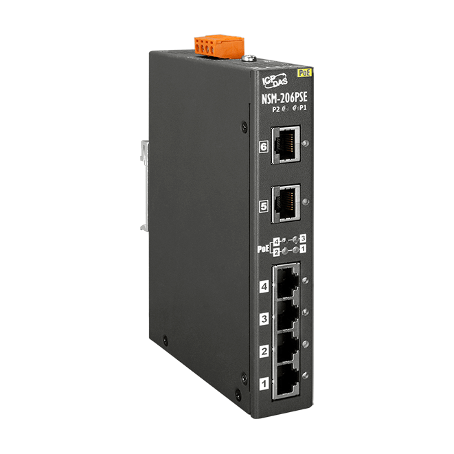 NSM-206PSE-Ethernet-Switch buy online at ICPDAS-EUROPE
