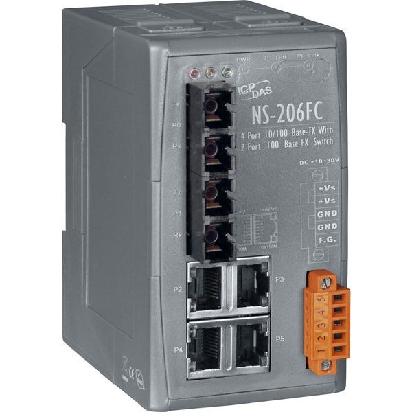 NS-206FCCR-Unmanaged-Ethernet-Switch buy online at ICPDAS-EUROPE