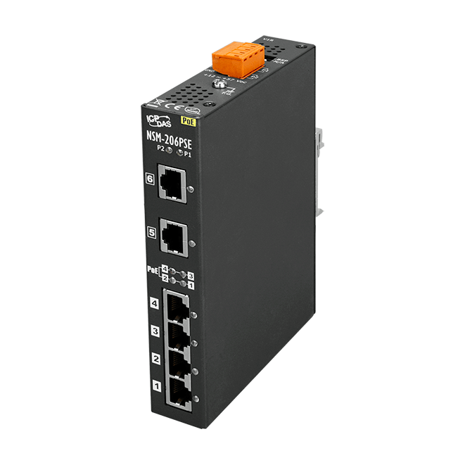 NSM-206PSE-Ethernet-Switch buy online at ICPDAS-EUROPE
