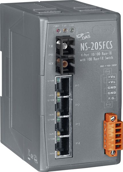NS-205FCSCR-Unmanaged-Ethernet-Switch buy online at ICPDAS-EUROPE