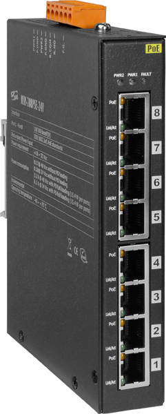 NSM-208PSE-24VCR-POE-Switch buy online at ICPDAS-EUROPE