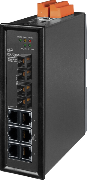 MSM-508FC-TCR-Managed-Ethernet-Switch buy online at ICPDAS-EUROPE