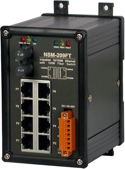 NSM-209FT-Unmanaged-Ethernet-Switch buy online at ICPDAS-EUROPE