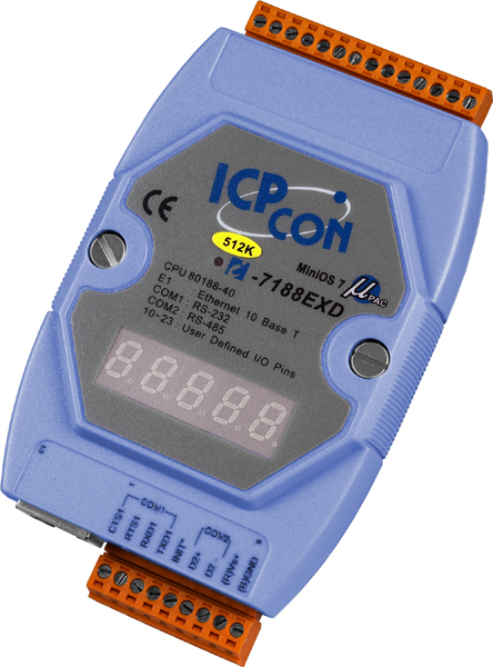 I-7188EXD-512CR-MiniOS-Automation-Controller buy online at ICPDAS-EUROPE