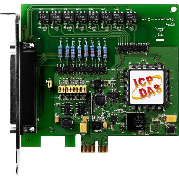 PEX-P8POR8ICR-Digital-PCIE-Board buy online at ICPDAS-EUROPE
