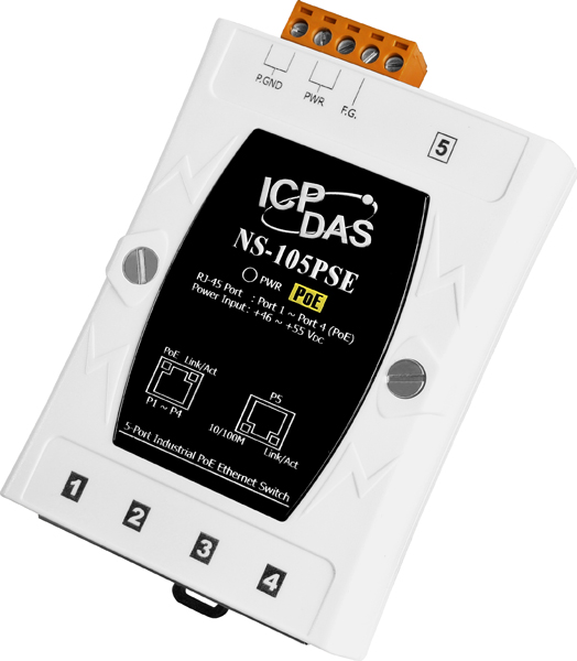 NS-105PSECR-POE-Switch buy online at ICPDAS-EUROPE