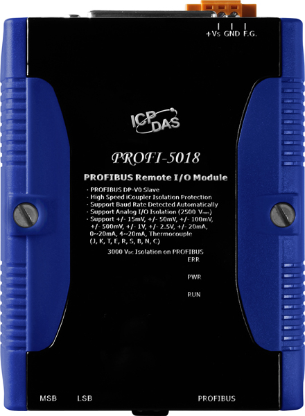PROFI-5018-SCR-PROFIBUS-IO-Module buy online at ICPDAS-EUROPE