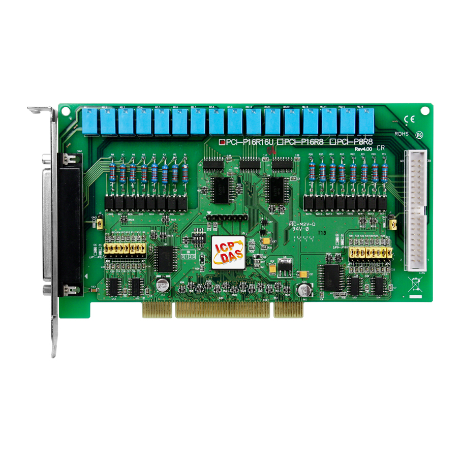 PCI-P16R16UCR-Digital-PCI-Board buy online at ICPDAS-EUROPE