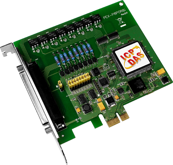 PEX-P8POR8ICR-Digital-PCIE-Board buy online at ICPDAS-EUROPE