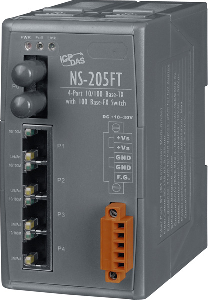 NS-205FTCR-Unmanaged-Ethernet-Switch buy online at ICPDAS-EUROPE