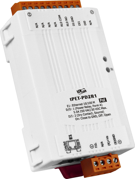 tPET-PD2R1CR-ModbusTCP-IO-Module buy online at ICPDAS-EUROPE
