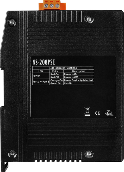 NS-208PSECR-POE-Switch buy online at ICPDAS-EUROPE
