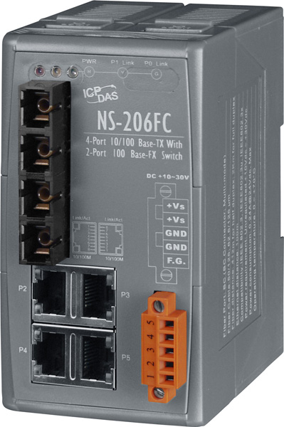 NS-206FCCR-Unmanaged-Ethernet-Switch buy online at ICPDAS-EUROPE