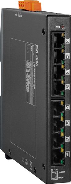 NSM-208ACR-Unmanaged-Ethernet-Switch buy online at ICPDAS-EUROPE