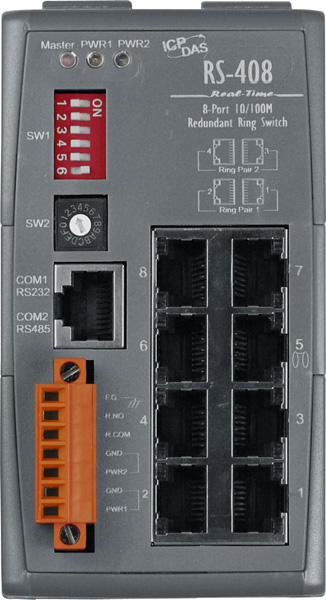 RS-408CR-Realtime-Switch buy online at ICPDAS-EUROPE